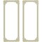 Ekena Millwork 28-in. W x 72-in. H Pompeii Panel Moulding Kit Double Panel PMLKPO28X72B - alternate 6